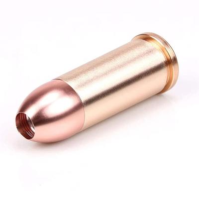 BAOQI Universal Bullet Shape Style Shift Knob M12 M10 M8 Style Manual Transmission Gear Shift Knob Lever Brass