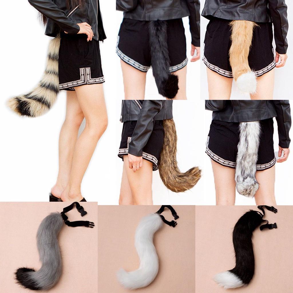 Adjustable Elastic Belt Buckles High-quality Beast Tail For Cosplay And Carnival