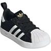 Adidas Originals Superstar 360 Classic Comfortable Low-Top Kids Skate Shoes Kids Sneakers Black White JR7411