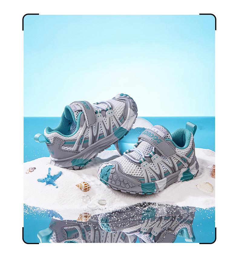 Babudou 2024 Breathable Mesh Shoes for Toddlers - Summer Sports Sneakers for Boys & Girls