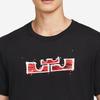 T Shirts Men's Black Crew Neck Moderate Straight Fit DR1292-010
