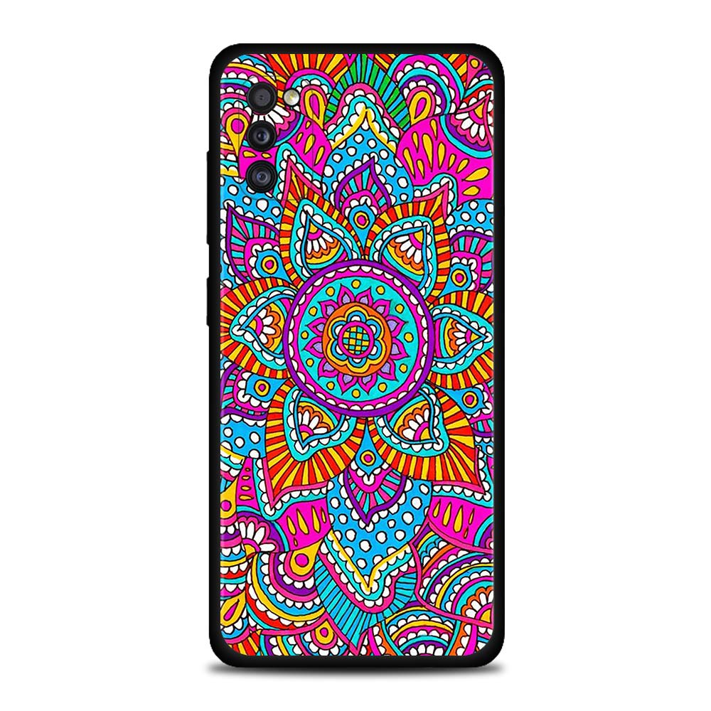 Mandala Chakra Yoga Shell For Samsung Galaxy A71 A52 A51 A91 A72 A42 A41 A32 A31 A21s A21 A12 A11 A02s Cover Soft Case TPU Caso