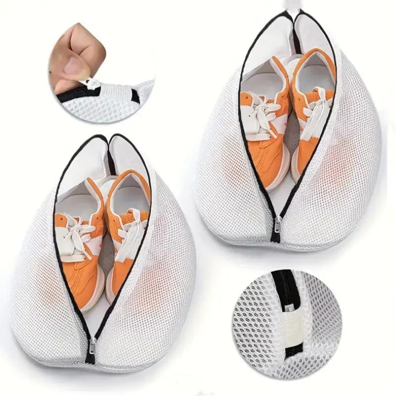 Anti-deformation Mesh Laundry Bag Washing Machine Shoes Bag Travel Shoe Storage Protective Sneakers Laundry Net Organizer
