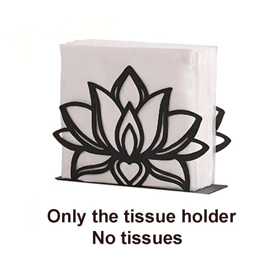 Iron Vertical Napkin Holder, Tabletop Tissue Dispenser Stand for Cafe Hotel Restaurant Dining Table