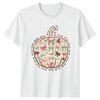 Fall Vibes Pumpkin Ribbons Autumn Season Mens T-Shirt Womens Graphic Tee
