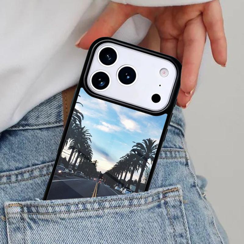CALIFORNIA PALM TREES Phone Case for iPhone 16e 15 14 13 12 17 Pro Max Plus Air 17pro Cover Coque