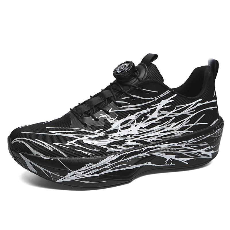 Luminous running shoes, youth professional running shoes, ultra-light shock absorption, non-slip, wear-resistant and breathable rotating