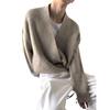 Unisex Korean Style V-Neck Knitwear Sweater Cardigan - Autumn/Winter Loose Fit