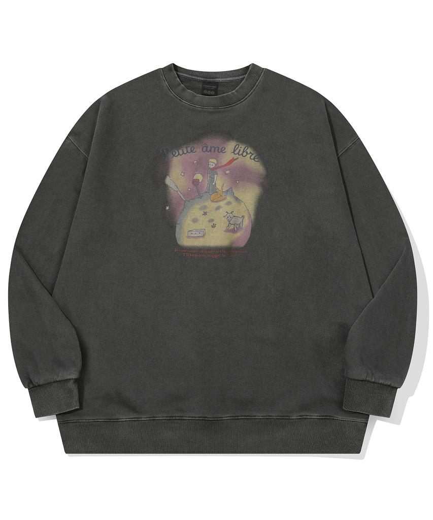 CPGN STUDIO Petit Amue Pigment Sweatshirt Smoke Black