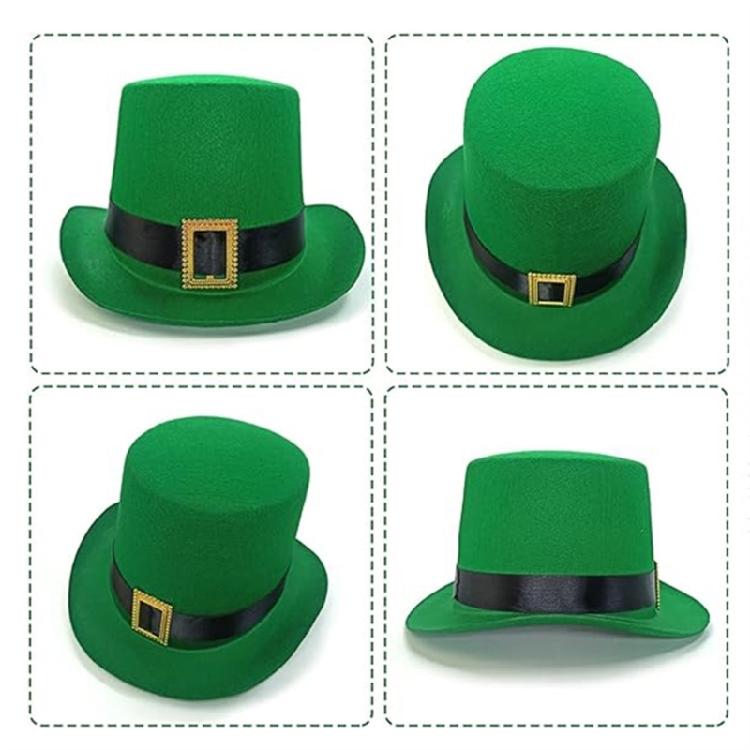 Einzigartige Karnevals Irish Green Hat Irischer Nationaltagshut St. Patrick's Day Hut