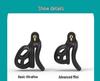 Abstinence Mini Cobra Chastity Lock: Ultra-Small Anti-Masturbation Purity Device for Men.