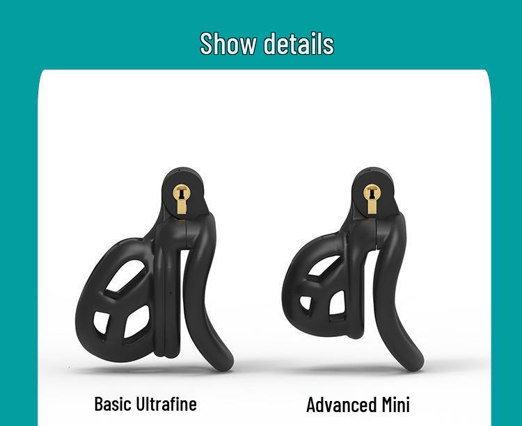Abstinence Mini Cobra Chastity Lock: Ultra-Small Anti-Masturbation Purity Device for Men.