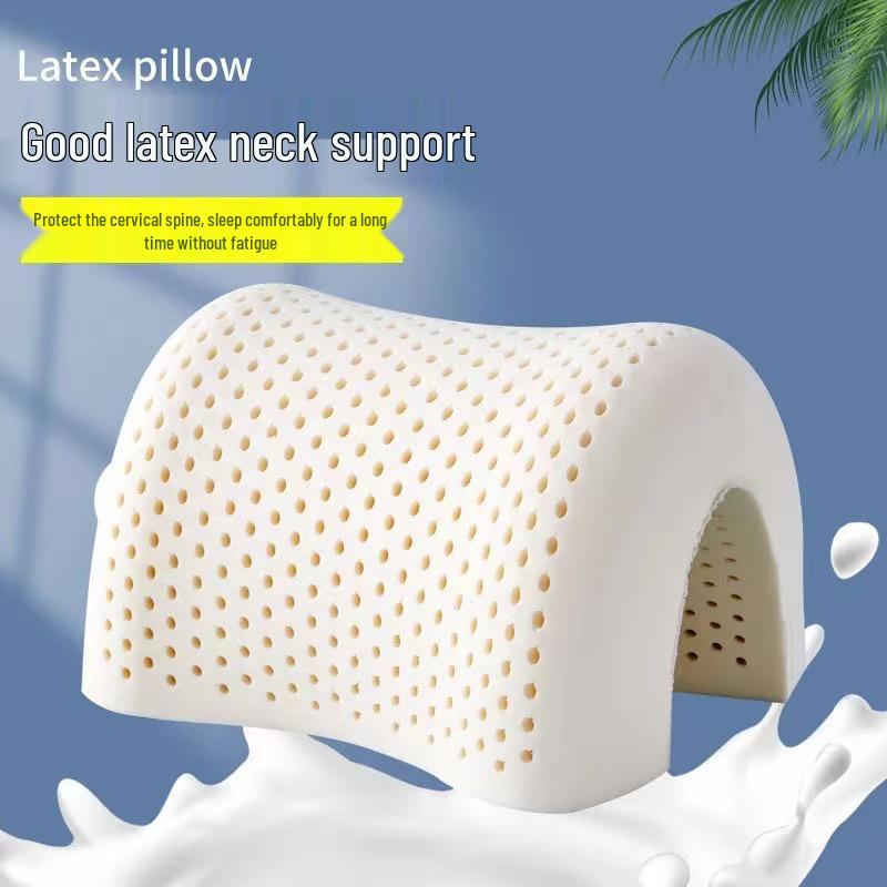 Gesundheitskissen aus thailändischem Naturlatex – Memory-Schaumkern, hohe Rückstellkraft, formstabil, superweicher Baumwollbezug.