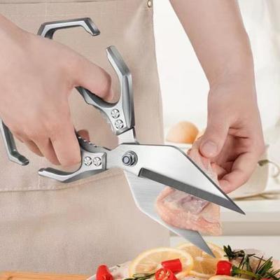 Forbici da Cucina Lame in Acciaio Inossidabile Forbici Multifunzione per Cucinare Robuste con Impugnatura Ergonomica