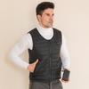 New Winter Unisex V-Neck 22 Zone Heat Resistant Warm Vest Middle-Aged And Elderly People Worn Both Inside And Outside Waistcoat
