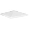 vidaXL Pavilion Roof Cover with Chimney Outlet 310 G/m² 3x3 M White