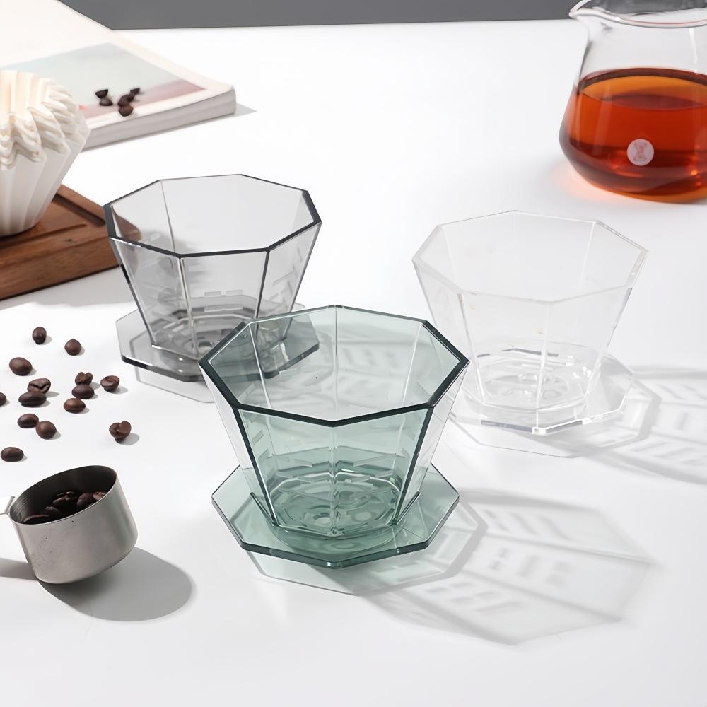 Bagua Tai Chi Kaffeefiltertasse Kuchenfiltertasse ABS Gleichmäßige Extraktion Einfach Hochwertig Langlebig Professionelles Kaffeezubehör