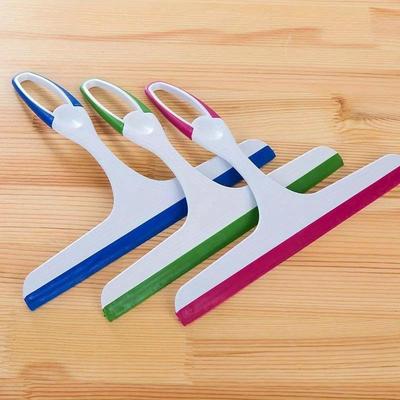 Shower Screen Wiper, Glass Cleaning Rubber Blade, Plastic Cleaner Scraper Washer for Mirror, Bathroom, Window, Floor, Glass