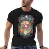 Lunar Deer Skull T-Shirt Man Graphic T Shirt Essential T Shirt Funny T Shirts Cotton T-shirt