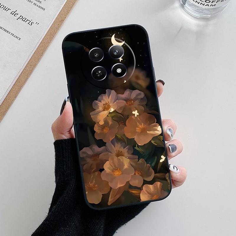Für Realme 12 5G Hülle Abdeckung Realme12 Funda Coque Weiches Mode Silikon Schutzhülle für Telefonkamera für Realme 12 5G