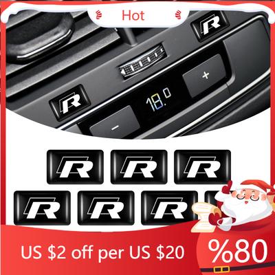 2026 New For VW VOLKSWAGEN 10pcs Logo Drip Glue Badge Emblem Sticker Car Accessories Decoration For Volkswagen VW Golf 4 6 7 GTI