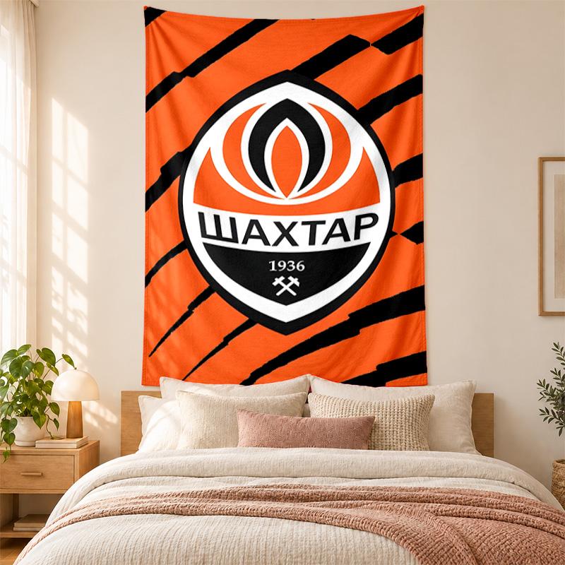 FC Shakhtar Donetsk Gobelin høj kvalitet til dekoration af stue soveværelse kollegievægge ideel som vægkunst til soveværelset eller julegave