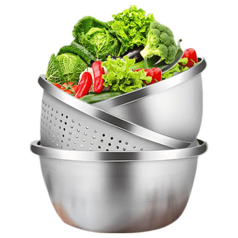 

KOBACH Stainless Steel Multifunction Kitchen Bowl Set