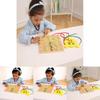 Wooden Multipurpose Cord Organizer For Kids With Diy Features For Early Education