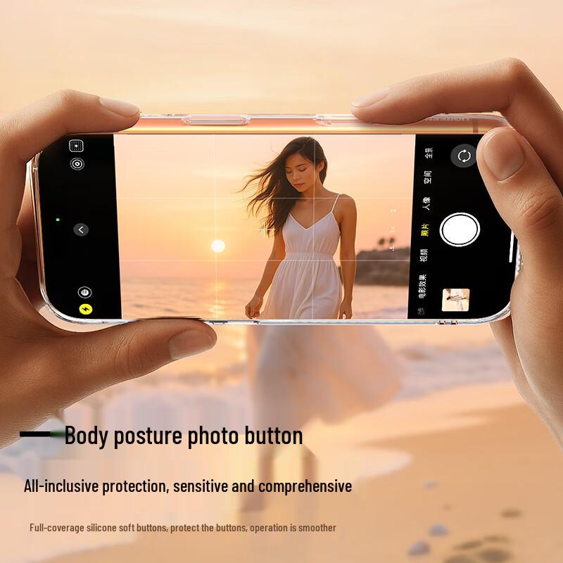 Ugreen iPhone 17 Pro Transparent Anti-Yellowing Case