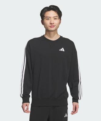 Essential Plus Loose Fit 3-Stripe French Terry Sweatshirt Kf3714