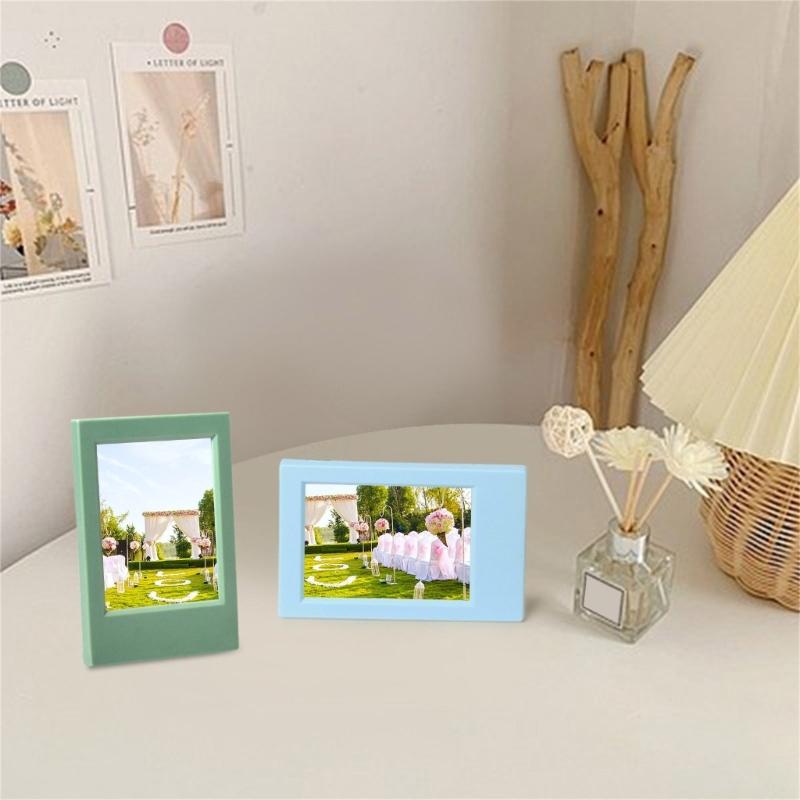 3Inch Minimalists Instantly Photo Frame Light ABS PP Materials Easy Installation For Desk Table Decorations 4pcs