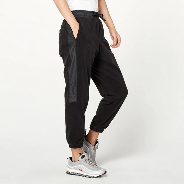 Nike Fleece-Lined Casual Sports Long Pants Men Bottoms Black CJ4549-010