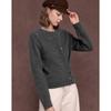 Women's French Style Round Neck Knit Cardigan
