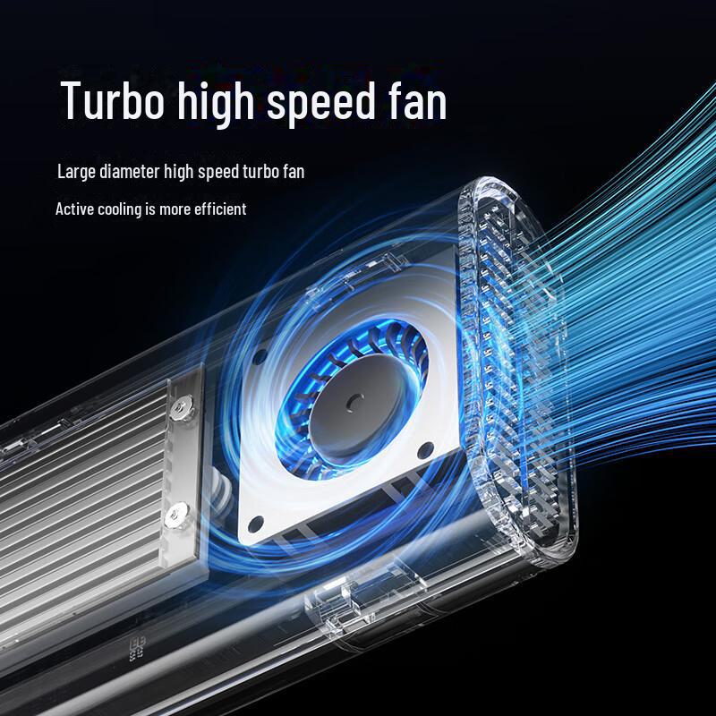 Carcasă externă Orico USB4 M.2 NVMe pentru SSD, compatibilă cu Thunderbolt 4/3 și răcire cu ventilator