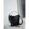 Cowhide Women's Bag New Bucket Bag Women's Messenger Bag Portable High-end Niche Single Shoulder Leather Women's Bag