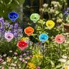 3pcs Ceramic Bee Butterfly Water Dispenser Multi-function Artificial Flower  Garden