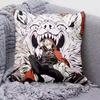 1Pc Anime Jujutsu Kaisen Pillow Cover, Polyester 2D Double-Sided Printed Cushion Case, Manga Character Throw Pillow, Home Decor,