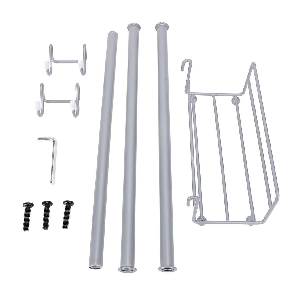 BBQ Condiment Holder Picnic Utensil Grill Caddy with Paper Towel Roll Holder for Outdoor Party