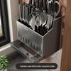 Stainless Steel Dual-Use Chopstick & Knife Organizer Set