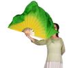 Dancer Practice Pairs Yangko Dance Bamboo Fans Hand Dye Adults Fan  Kid Women