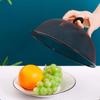 Neue runde Lebensmittelabdeckung Anti-Fliegen 28cm Netz Staubschutz Eisen Obst Schutzabdeckung Küche