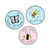 Charming Insect Friends: "Don't Worry, Bee Happy" Brooch