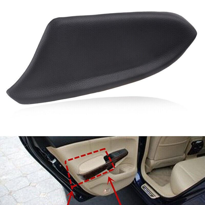 For Honda Accord 2008-12 Sedan Front Door Panel Armrest Cover Leather Black B