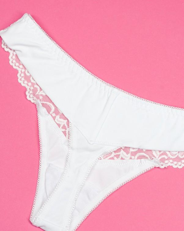 ISSA Plus Květinová krajková tanga