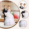 Bride And Groom Cake Toppers Decorative Figurine for Wedding Celebrations