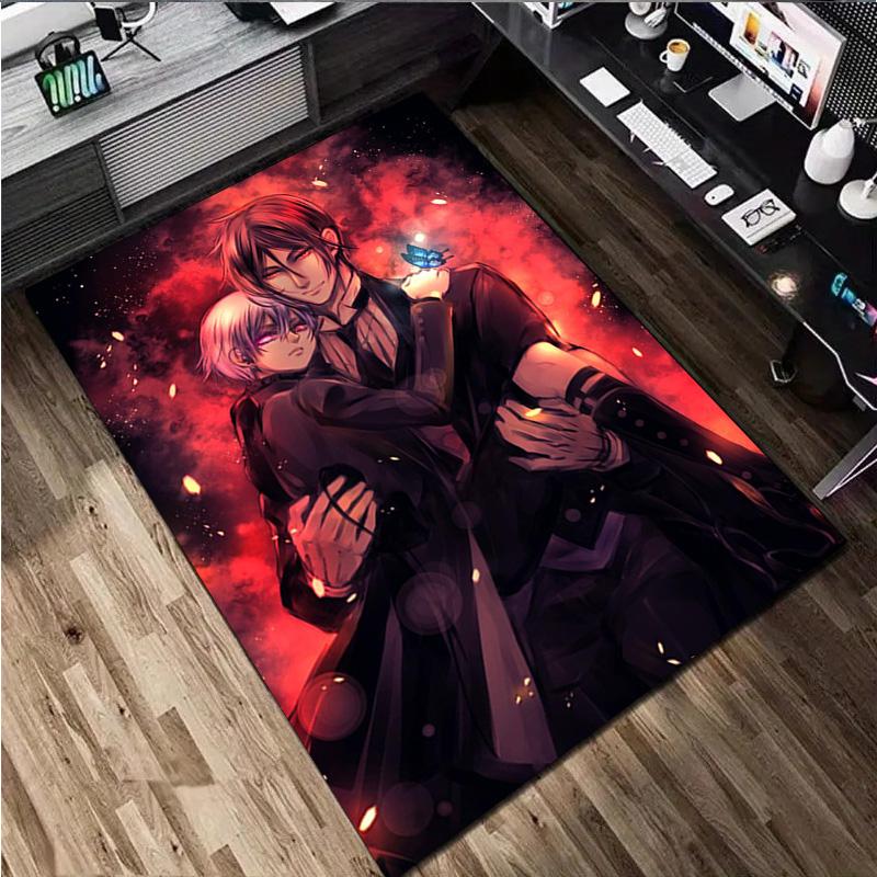 Black Butler Rug - Home carpet Office Decorative Carpet For Living Room Bedroom Door Mat Floor Rug Computer Chair Area Rug
