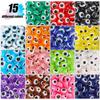 450 Pcs Mixed Colors Round for Evil Eye Spacer Beads 8mm Turkish Eye Beads Lucky Resin Beads Charms for DIY Jewelry Maki