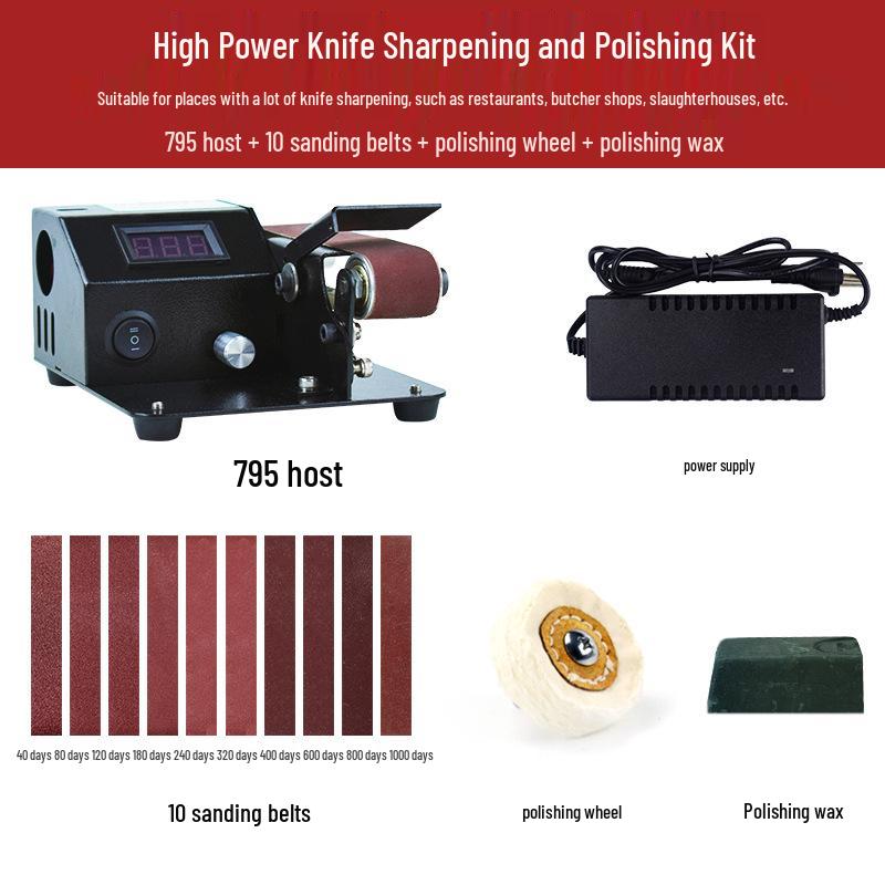 Compact Electric Mini Belt Sander & Sharpener