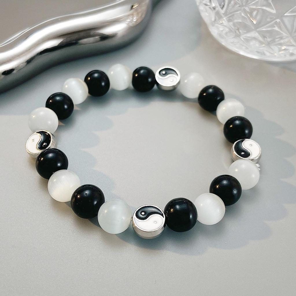 European & American Hollow Cat Paw Heart Sun Moon Star Couple & Friendship Bracelet - Y2K Sweet Cool Jewelry