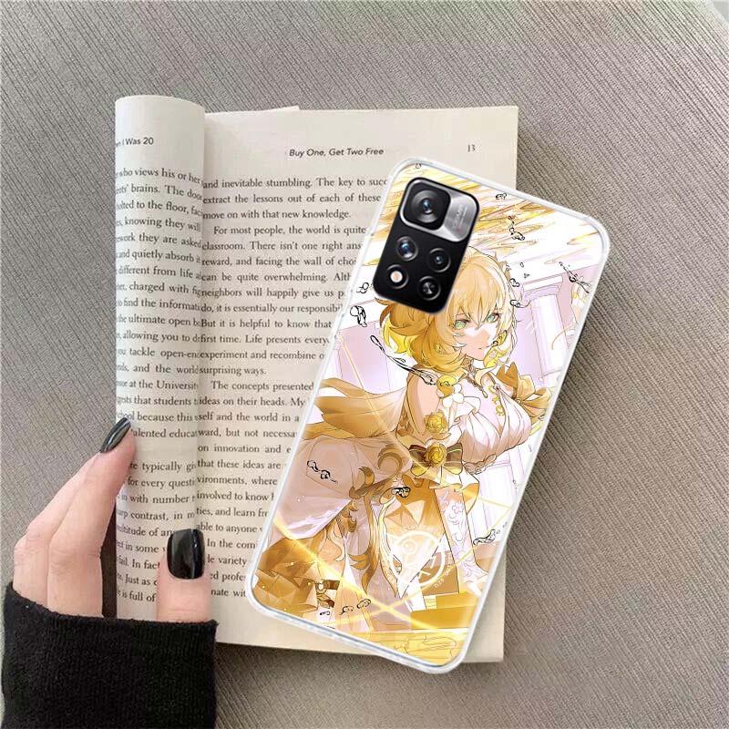 

Star Rail Aglaea Phone Case For Redmi Note 13 12 Pro Plus 14 15 Pro 5G 11 11T 11E 11S 10 Pro 10S 9 9S Cover Cell Clear TPU Capa Redmi Note 11S(11)4G